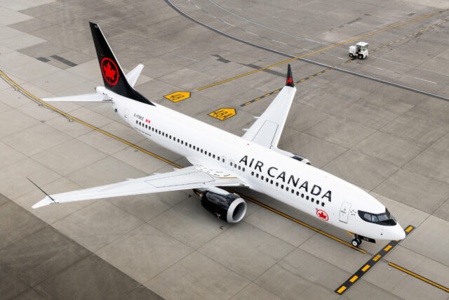 Boeing 737 Max 8 aerial photos taken from helicopter