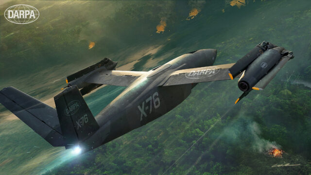 Darpa X-76 experimental VTOL aircraft