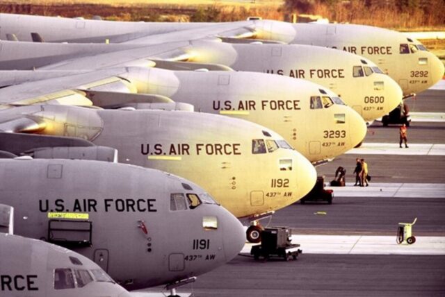 The USAF now intends to retain its fleet of more than 200 C-17A Globemaster III heavy-lift strategic transports in operational service until 2075. Image: Boeing